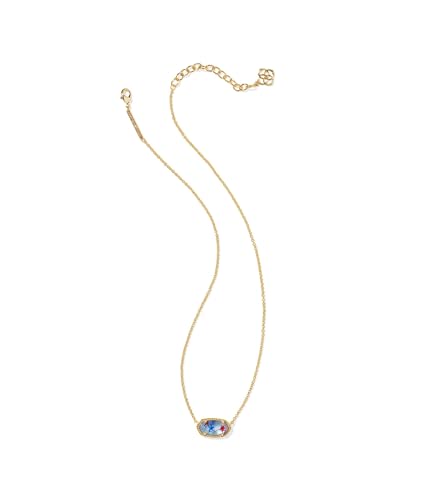 Image of Kendra Scott Elisa Pendant Necklace for Women, Fashion Jewelry, 14k Gold-Plated