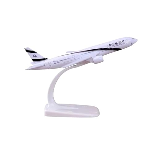 Réplica de avión de aleación B-777 El Al Air de 16CM, el regalo ideal de colección para adultos