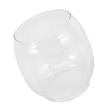 Matériau stable : fabriqué en verre, l'abat-jour est finement poli, garantissant une excellente texture et durabilité, remplacement de cheminée de lampe à huile, abat-jour en verre de lampe à huile