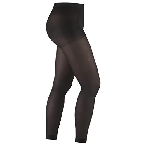 NuVein Medical Compression Leggings, 15-20 mmHg Support Tights, Footless Style Support Panyhose Shapewear, Medium