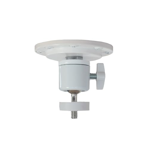 プロジェクター天吊金具 マウントプレート 耐荷重1kg 1/4インチネジ (シャフトなし) 三脚 カメラ 天井 角度調節360° ホワイト PMB-M100W（Amazon）