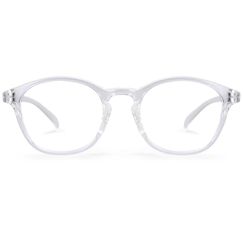 Image of Dollger Blue Light Blocking Glasses For Woman Men Retro Oval Computer BlueLight Glasses Clear Lens Non-Prescription