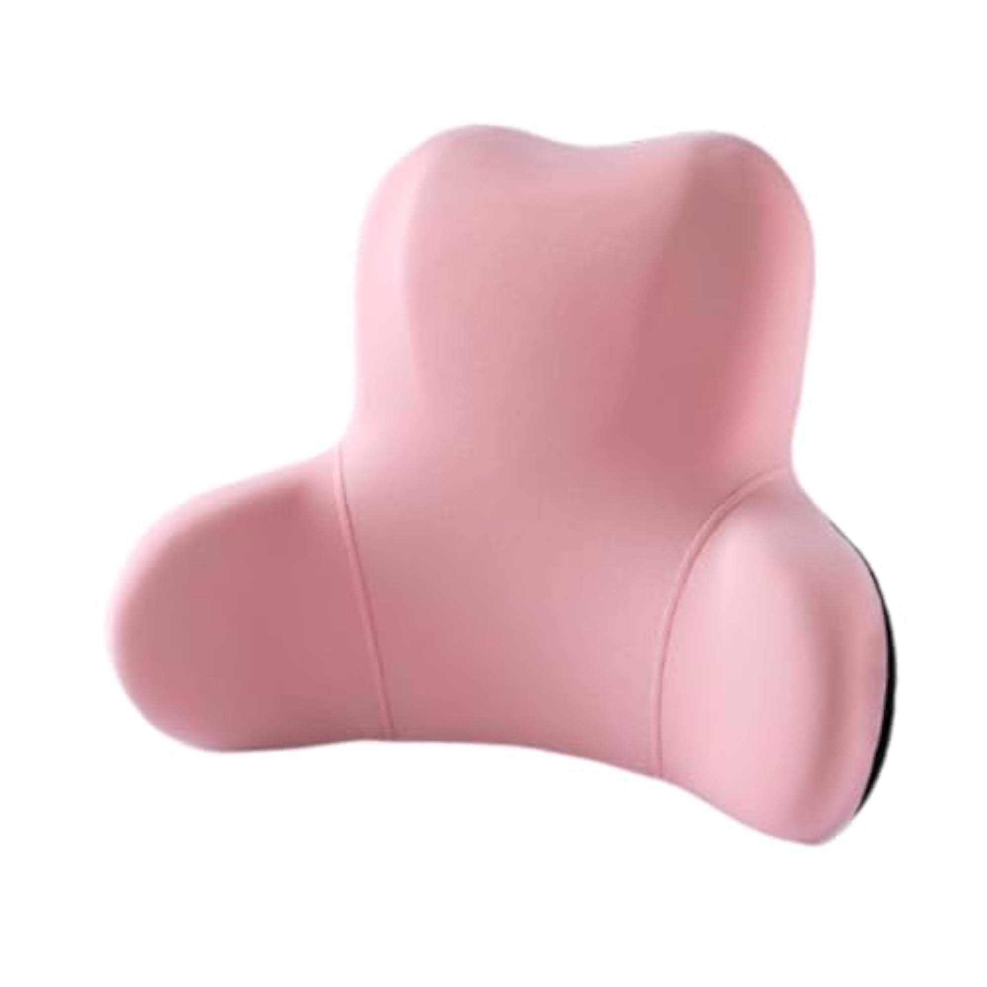 Breathable Pink Memory Foam Lumbar Support Pillow