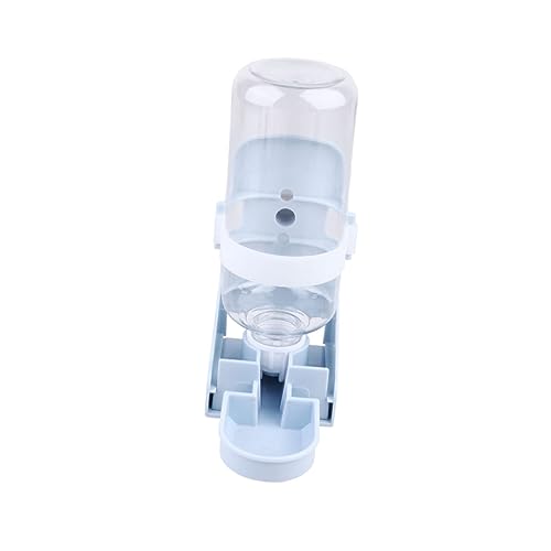 COSMEVIVI Distributeur Eau Automatique pour Animaux Bouteille Étanche pour Hamster Cochon Chien Et Oiseau Installation Facile sur Cage Accessoire Pratique pour Animaux De Compagnie Bleu