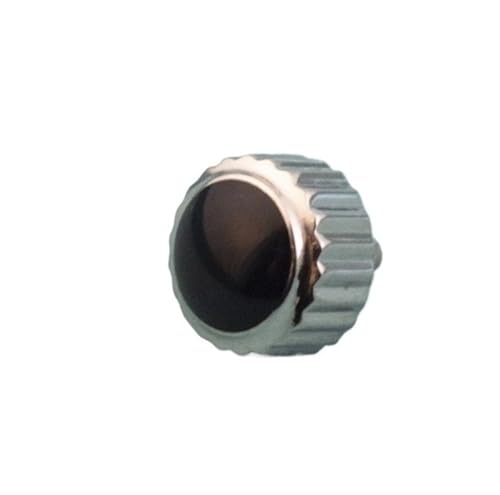 xiaopang 1PCS Case Crown for NH34 NH35 NH36 Movement Screw-in Watch, Black, One Size