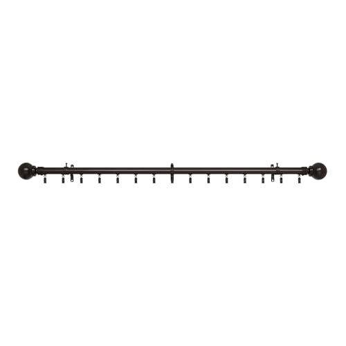 Image of Innovative Porter Traverse Window Curtain Rod - 1 inch Rod Diameter Fits Windows Size 36 inch - 66 inch - Stainless Steel Heavy Duty Drapery Rods for Bedroom, Living Room, Kitchen & Bathroom