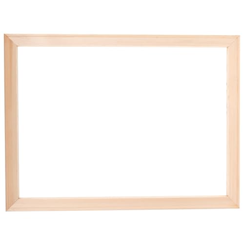 SUPVOX Cadre en Bois pour Peinture à l'Huile 30x40 cm - Châssis Artistique pour Toiles et Peinture par Numéros - Cadre de Décoration Murale DIY en Bois...