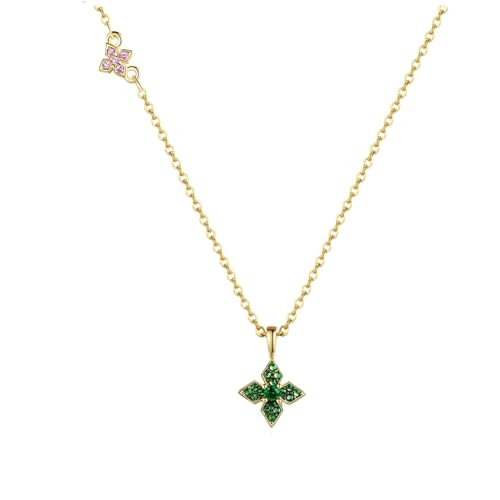 Collier feuille verte en argent pour sublimer vos tenues d'été au quotidien