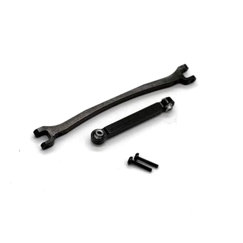 RC�J�[�A�b�v�O���[�h�p�[�c Compatible With FMS FCX24M For Discovery D90 D110 For Tacoma 1/24 RC�J�[�A�b�v�O���[�h�����p�[�c�A�N�Z�T���[ �X�e�A�����O�^�C���b�h(Black)