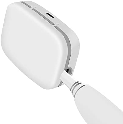 Portable Mini Toothbrush Case Rechargeable Toothbrush Case for Houshold and Business Trip or Traveling (White)
