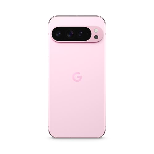 Google Pixel 9 Pro XL – Unlocked Android Smartphone with Gemini, Triple Rear Camera System, 24-Hour Battery, and 6.8″ Super Actua Display – Rose Quartz, 256GB