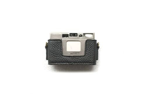 Demi-housse Minolta TC-1 coque appareil photo cuir noir véritable