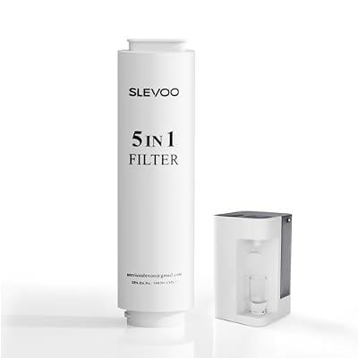 Slevoo Reverse Osmosis System Filter, Replacement Filter for Slevoo C1-M20 & Bluevua RO100ROPOT-Lite, Effectively Remove Pollutants from Tap/Well Water, 12 Month Lifetime