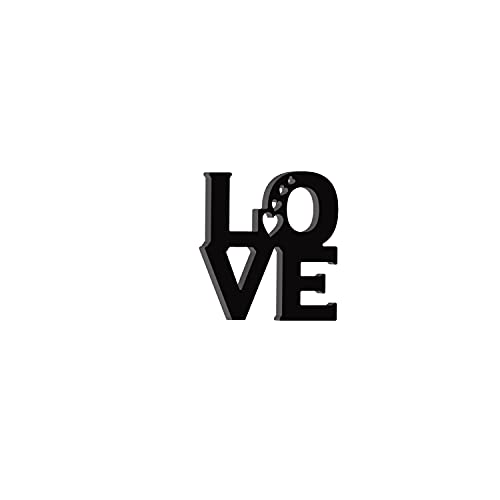 Image of eCraftIndia Wooden Love Hearts Wall Decor for Living Room Bedroom | Home Wall Decor Items | Wall Art for Home Decor| Valentine Gift for Girlfriend Boyfriend Husband Wife Her Him | Valentine Decoration