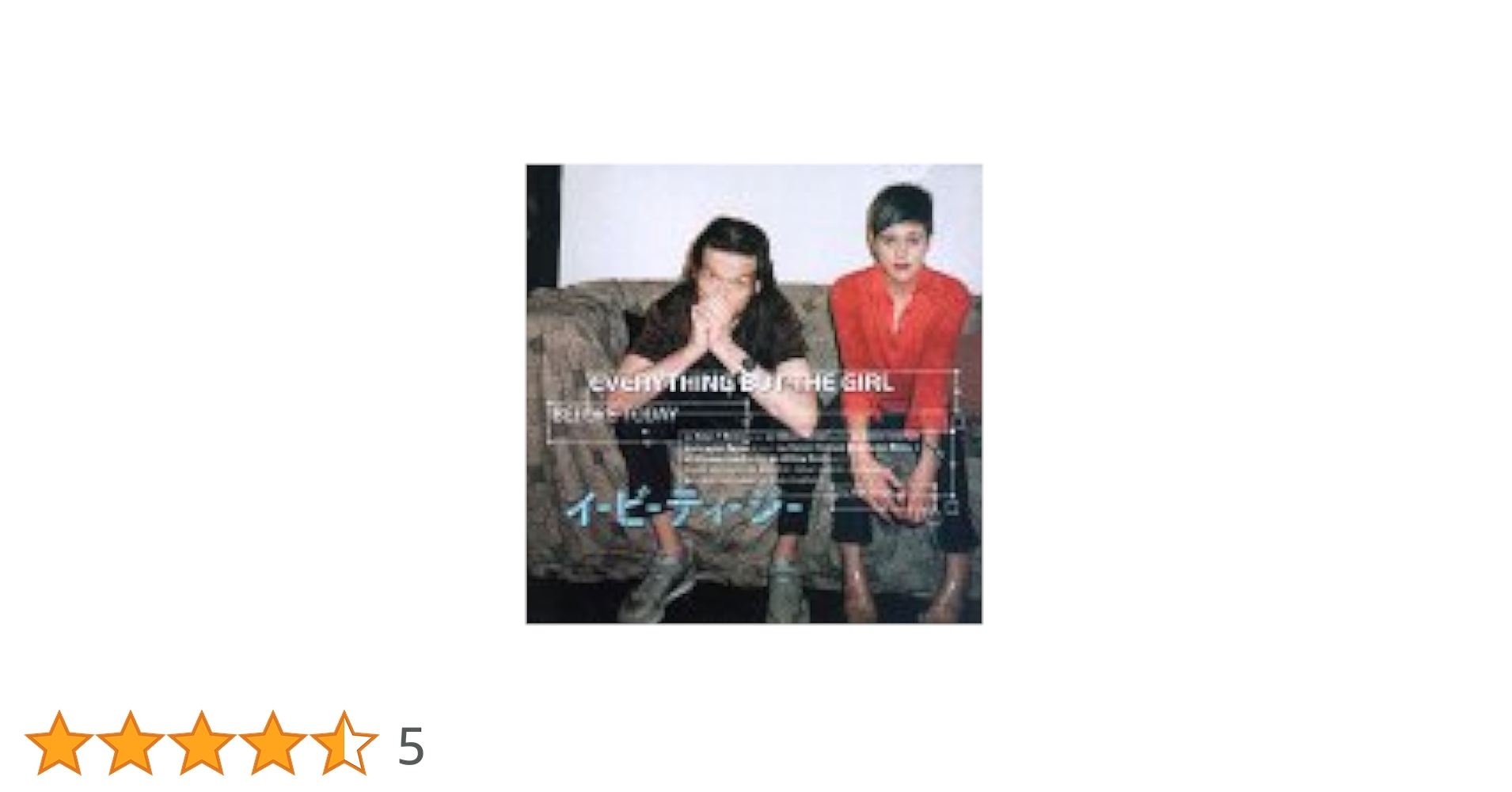 洋楽 EVERYTHING BUT THE GIRL/BEFORE TODAY Amazon.co.jp: Before Today: ミュージック