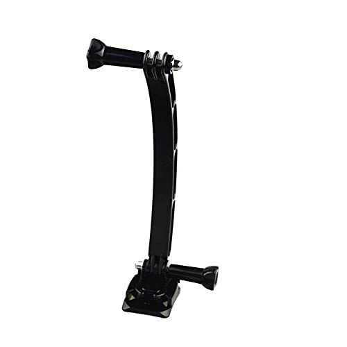 Suporte Extensor Haste Capacete Compatível com GoPro e Câmeras Similares