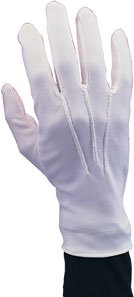 Adult Santa Claus White Gloves