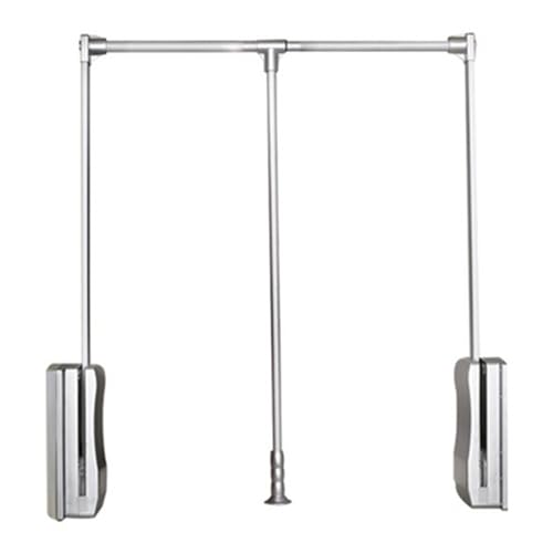 Barre de penderie rabattable pour optimiser un petit dressing
