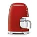 SMEG 1950's Retro Style Coffee Maker Machine (Red)