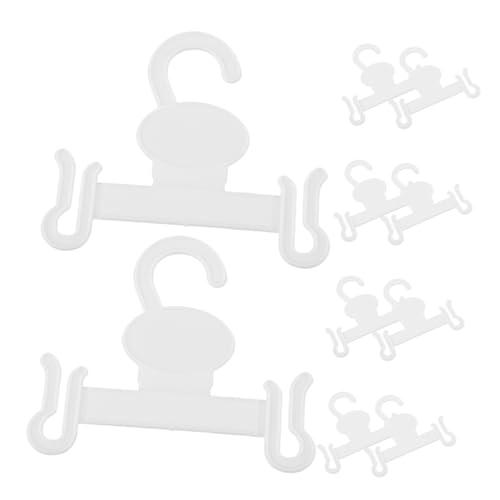 DECHOUS Long-Lasting Plastic Slipper Hangers 10pcs Hooks for Shoes Sandals and Slippers Display