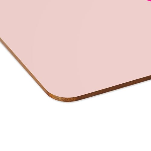 Sets de table en liège rose anti rayures grands napperons souples protecteurs - 4