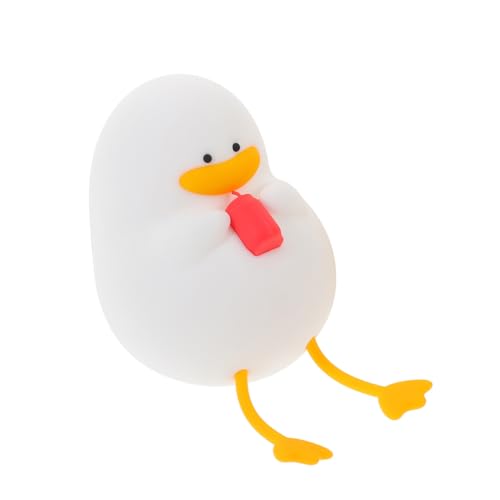 Lámpara de noche pato de silicona pequeña LED recargable
