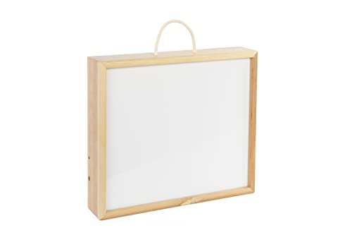 Caja de luz Montessori para niños Mando Rítmico 35x40 cms de PINO MACIZO con certificación CE máxima calidad, regalo...