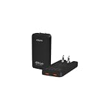 65W GaN Flat USB C Wall Charger with Folding Travel Dual USB-C Port,Fast Charging with PPS for for MacBook, iPhone 17/16/15/14/13/12/11/Pro Max/XS/XR,Galaxy S24/S23/Note20, Pixel 9/8,Black