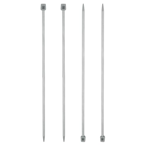 Aiguilles à tricoter uxcell 5mm : la glisse parfaite de l'acier inoxydable pour mailles régulières