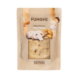 Salsa fresca Setas Hacendado Paquete 180 g Pack 2