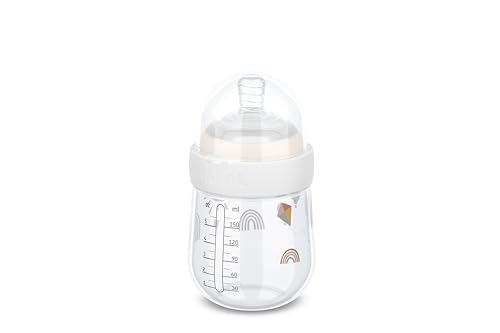 Mepal, Baby Bottle Mio, Transparent Cap for Storage, Anti-colic Baby Bottles, Spiral Design prevents Blocked Teat - Image 2