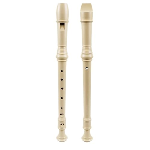 KANLVU Profesional Flauta Dulce Premium Estilo Alemán 6 Agujeros Flauta Soprano Instrumento Musical Para Músicos, Ofrece Tonos Tonos Claros Y Precisos(8 holes)