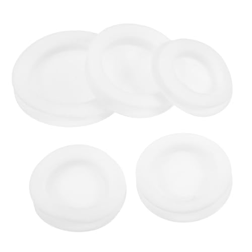 Gadpiparty Piggy Bank Stopper Replacement 5pcs Round PVC Stoppers Jar Insert Plugs Sealing Covers for Savings Boxes