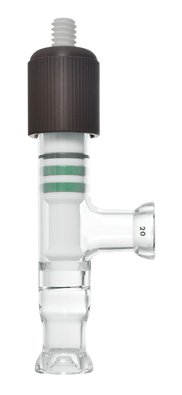 Chemglass AF-0300-14 Series AF-0300 Adapter, Trap Connection, Airfree, Schlenk