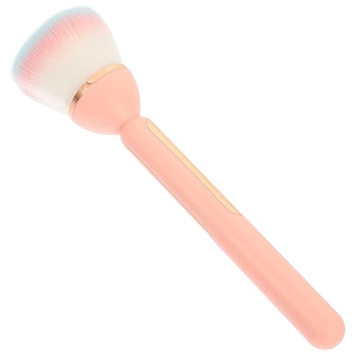 VINTORKY Cepillo Para Polvo Cepillo De Manicura Clavo Las Uñas Pequeño Mezcla Polaco De Viaje Suave Pincel De Maquillaje Portátil Cepillo Para El Plastico Rosa