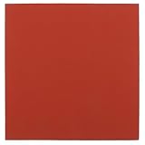 Healeved Silikonschaumstoff Isoliermatte 15X15cm Rot Hitzebeständig rutschfest Vielseitig für Transferpressen und Bürobedarf