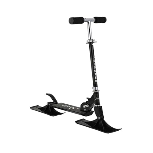 kesurpae Patinete de esquí para niños, Patinete de Ruedas con Altura Ajustable, Equilibrio y diversión para Todas Las Estaciones, Accesorio de esquí para Entrenamiento de