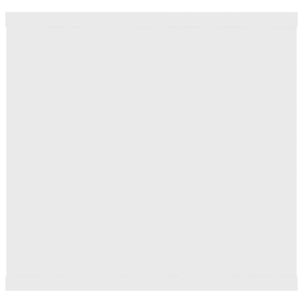 vidaXL Estantería de Pared Madera contrachapada Blanco 102x30x29 cm