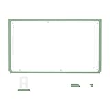 eXtremeRate switchに対応用DIYハウジングシェル（ピュアカラー）、ニンテンドースイッチに対応用の交換用フェイスプレートフロントフレーム（音量調整ボタン・電源ボタン付き）コンソールは含まれていません【抹茶グリーン】