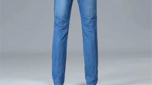 Men's high-Waisted, Extended-Length Straight-Leg Jeans, Extended-Length Slimming Everyday Jeans.3