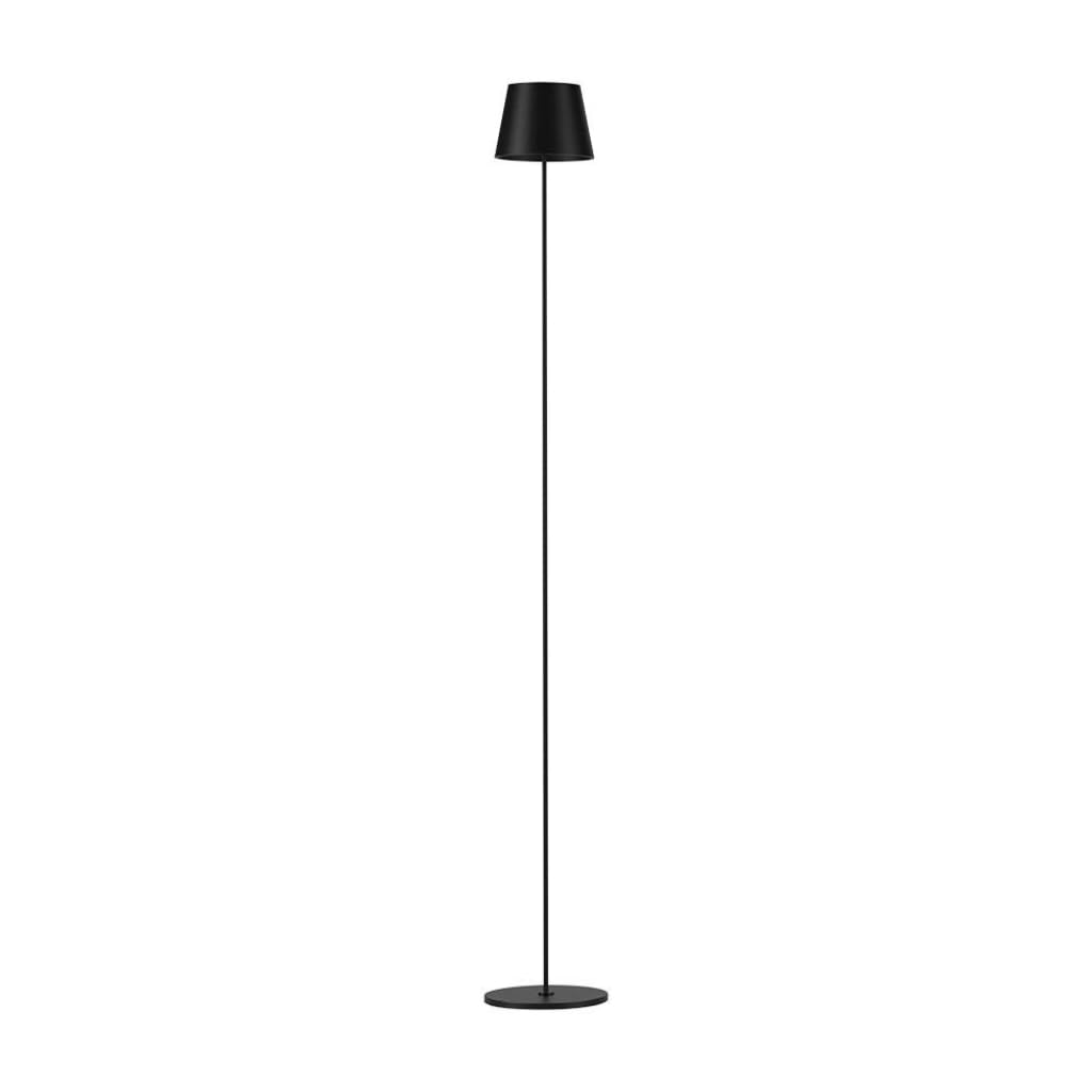 V-TAC Bezprzewodowa lampa podłogowa LED z możliwością ponownego ładowania, regulowana wysokość - czarna aluminiowa lampa do użytku wewnątrz i na zewnątrz, do domu i salonu, elegancki design