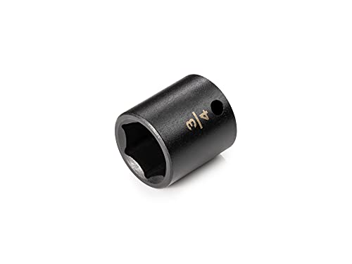 Image of TEKTON 3 /8 Inch Drive x 3 /4 Inch Shallow 6-Point Impact Socket | SID12019