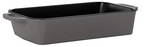 Travessa Retangular, Ferro Fundido, Cinza Grafite, 30x20 cm, STAUB