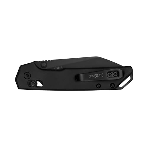 Image of Kershaw Mini Iridium Folding Pocket Knife, 3 inch D2 Steel Blade, DuraLock, Aluminum Handle, Pocketclip