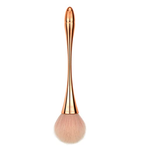 Large Powder Brush, Sizes Bronzer Brush, Blush Brush for makeup, Foundation Brush, Kabuki Brush, Professional Fluffy Loose Setting Powder Brush ï¼ˆ1 packï¼‰Rose gold (2)