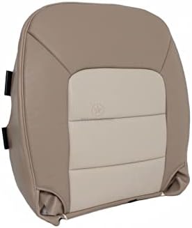 Richmond Auto Upholstery (Compatible with 2003-2006 Ford Expedition 4WD AWD 4x4 -Driver Side Bottom Perforated Replacement Leather Seat Cover, 2-Tone Tan
