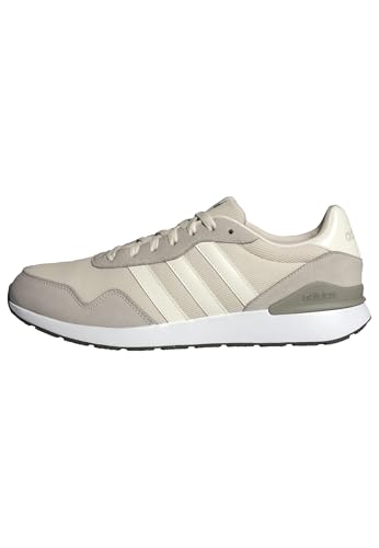 adidas Herren Run 60s 4.0 Shoes, Alumina/Off White/Wonder Alumina, 43 1/3 EU