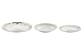 vajilla SET 18 PORCELANA 27X27X2 FLOR BEIGE Imagen de vajilla SET 18 PORCELANA 27X27X2 FLOR BEIGE