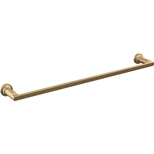 Delta Towel Rack | 24 Inch Champagne Bronze Towel Bar for Bathroom, Kitchen | Tetra Accessories