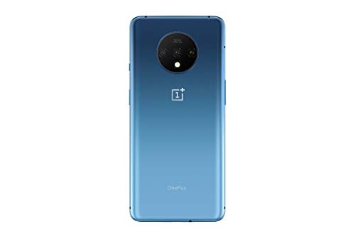 OnePlus 7T Smartphone 8Go RAM + 128Go Stockage - Glacier Bleu - écran Amoled 90 Hz 6, 55" - Warp Charge 30